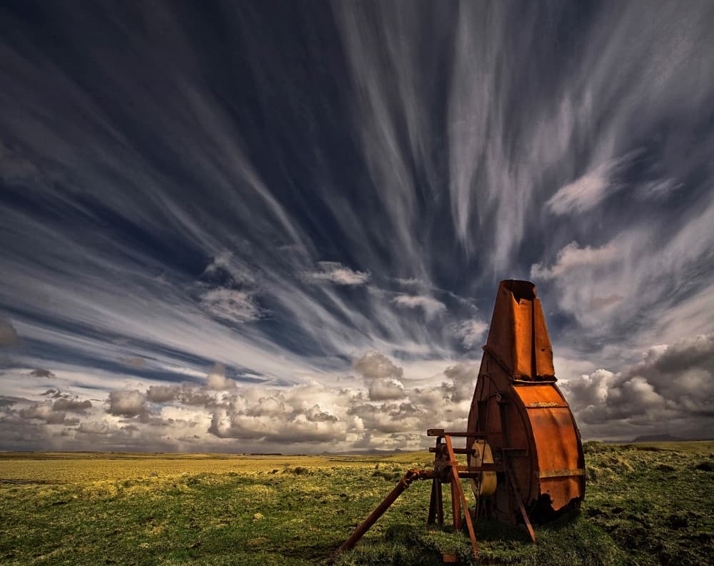 Rusty Farm Machine by Þorsteinn H. Ingibergsson — canvas wall art