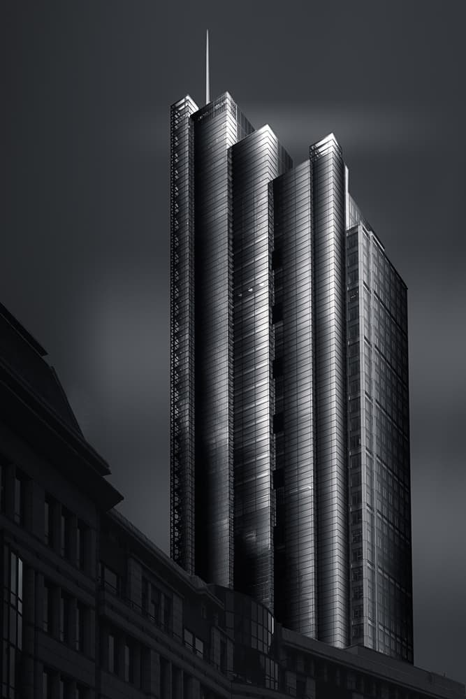 Sleek Urban Tower by Olavo Azevedo — canvas wall art