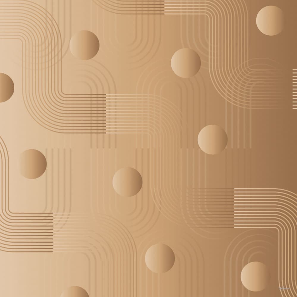 Modern Geometric Curves by Sue Skellern — canvas wall art
