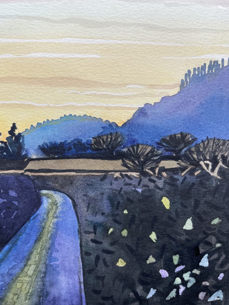 Winding Path at Dawn by Luisa Millicent — canvas wall art