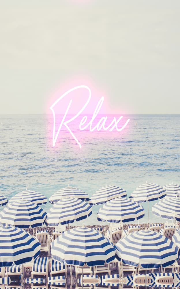 Relaxing Beach Retreat by Talitha McQueen — canvas wall art