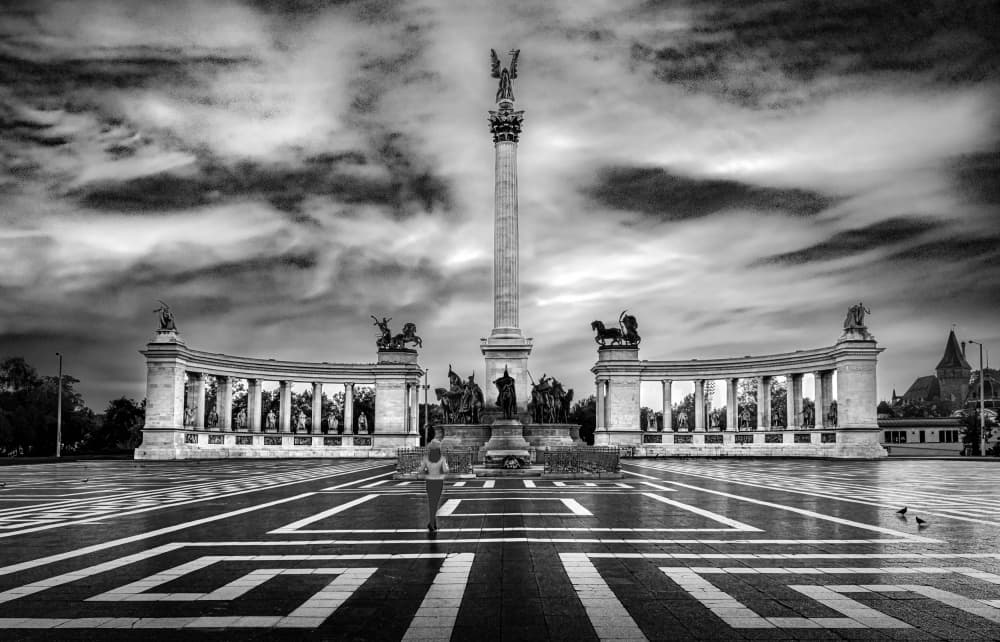 Majestic Heroes Square by Kenneth-Wei Zeng — canvas wall art