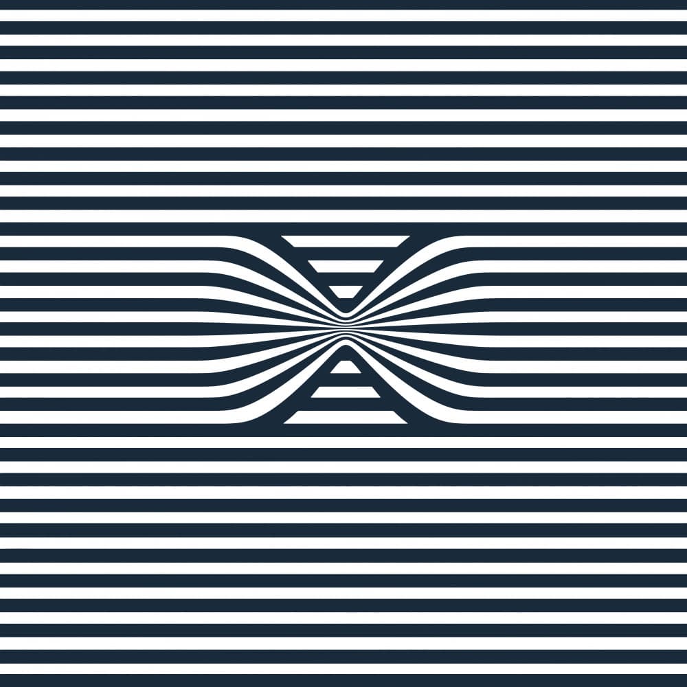 Optical Stripe Illusion by Carlos Perez Del Moro — canvas wall art