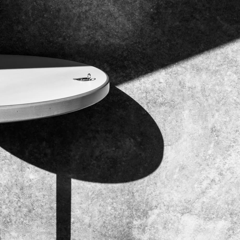 Monochrome Shadow Play by Markus Auerbach — canvas wall art