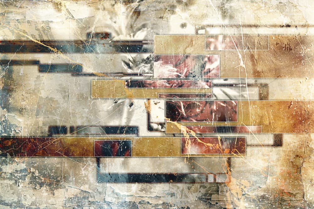 Textured Industrial Abstract by Rafal Kulik — canvas wall art