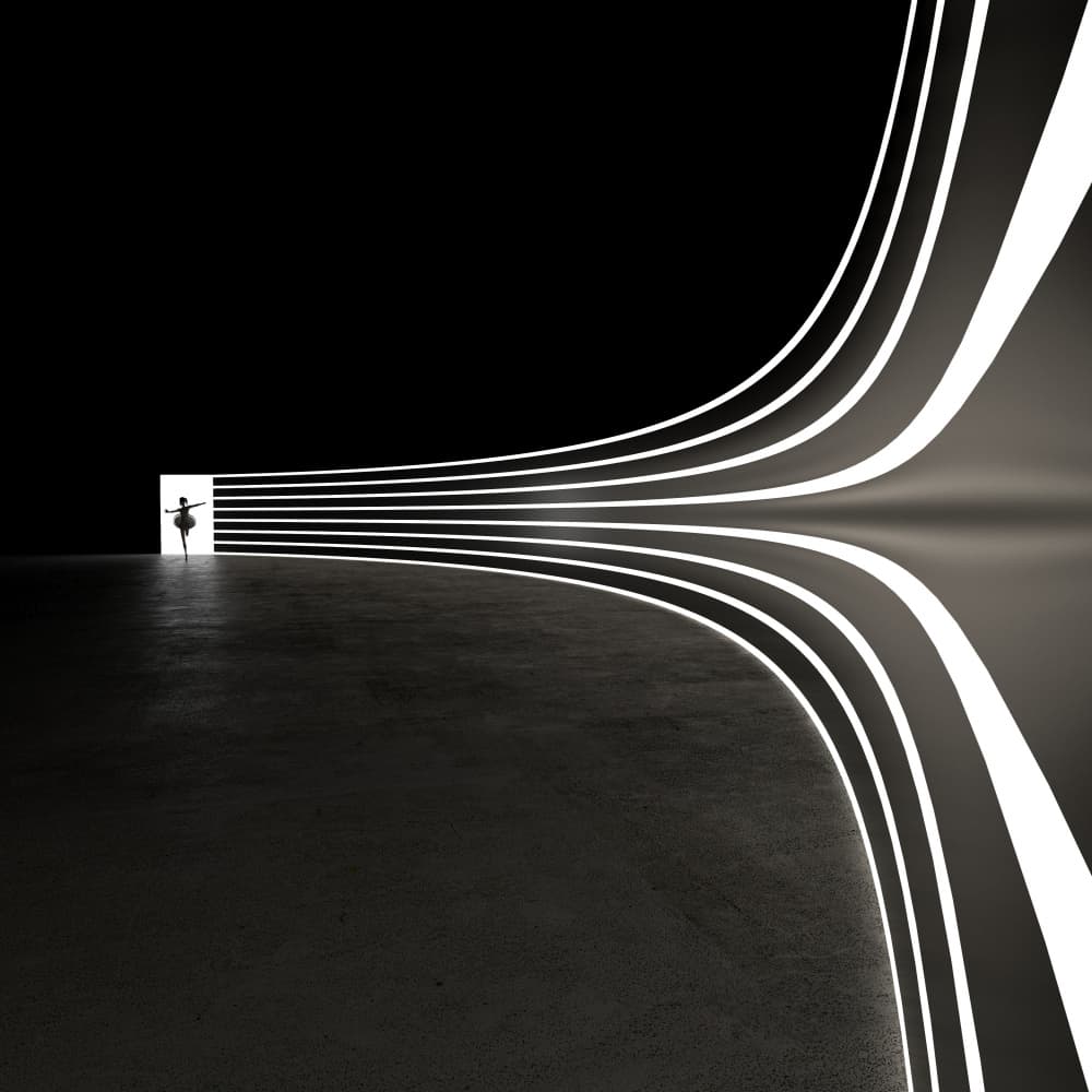 Ballerina Light Path by Antonyus Bunjamin (Abe) — canvas wall art
