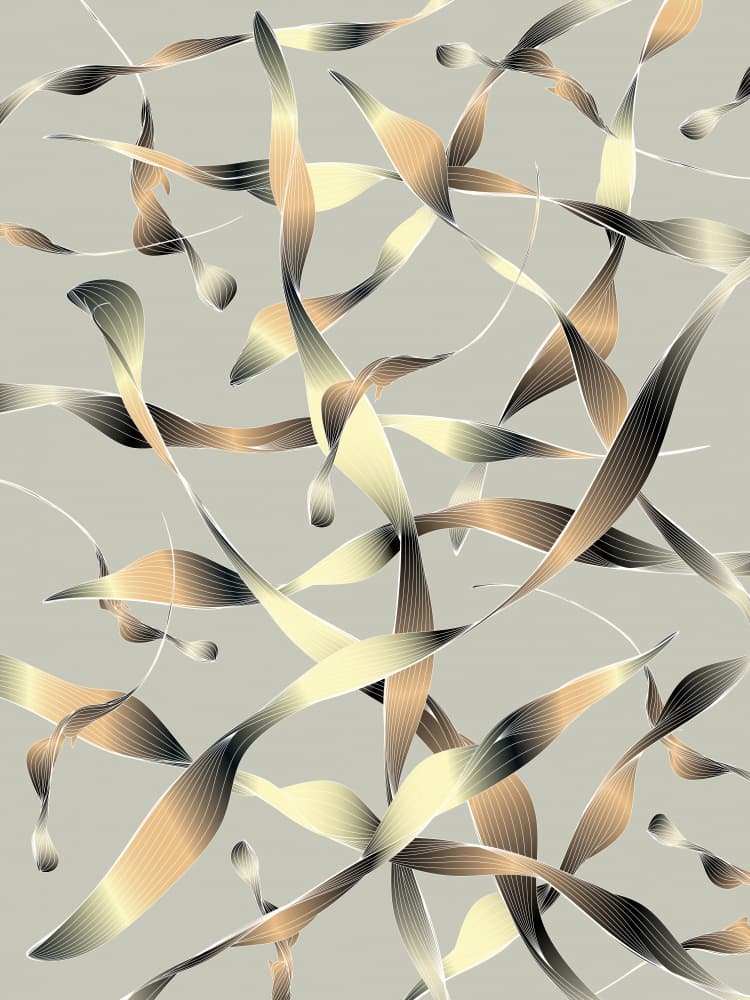 Elegant Fluid Motion by Angelo Cerantola — canvas wall art