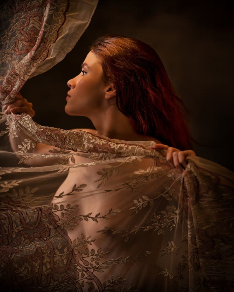 Sheer beauty by Franky De Meyer — canvas wall art