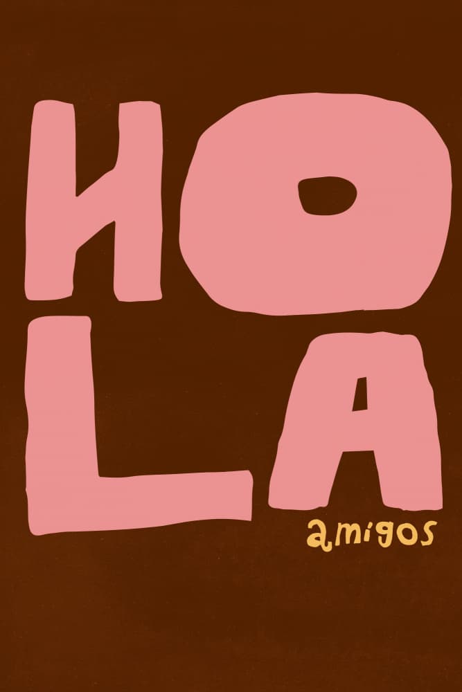 Holaamigos by Treechild — canvas wall art
