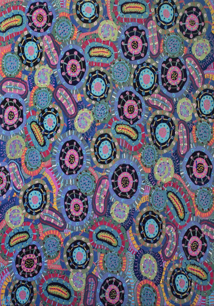 Vibrant Abstract Cells by Helen Joynson — canvas wall art