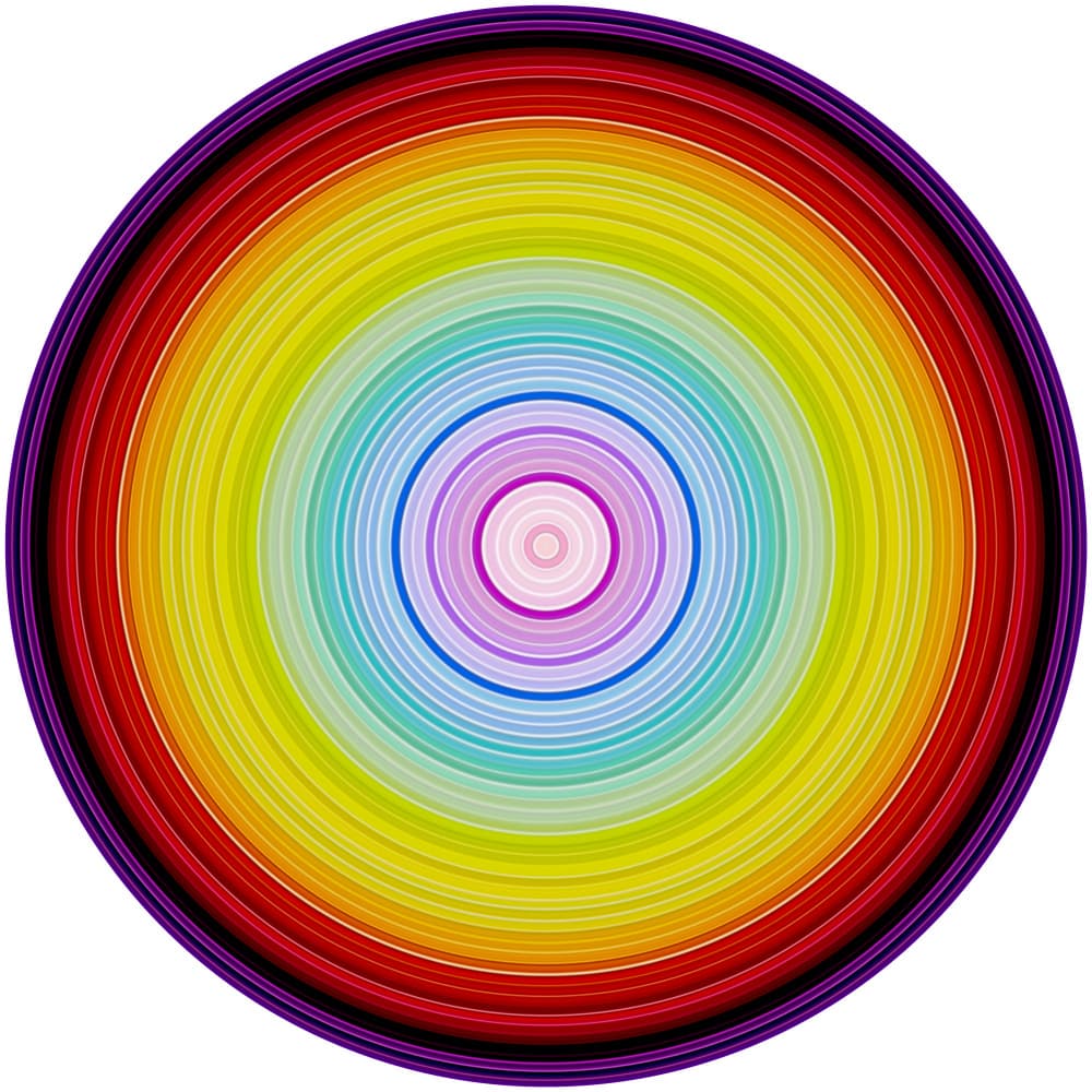 Optical Color Harmony by PASLIER Morgan — canvas wall art
