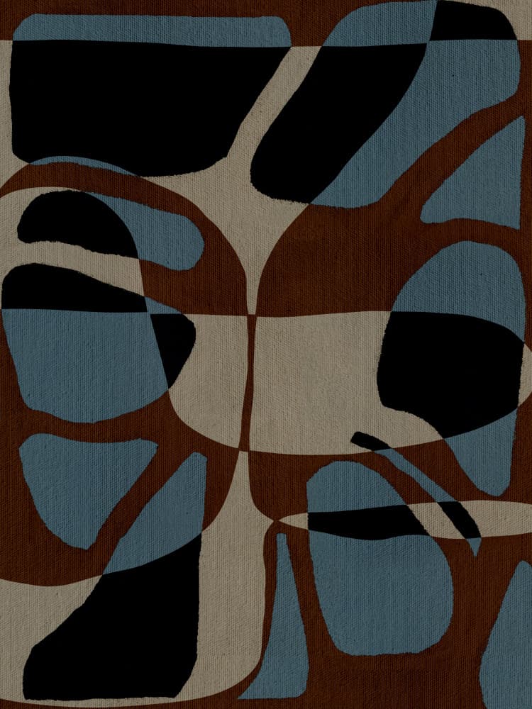 Contour 4 by Shatha Al Dafai — canvas wall art