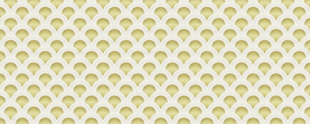 Golden Scallop Pattern by Vitor Costa — canvas wall art