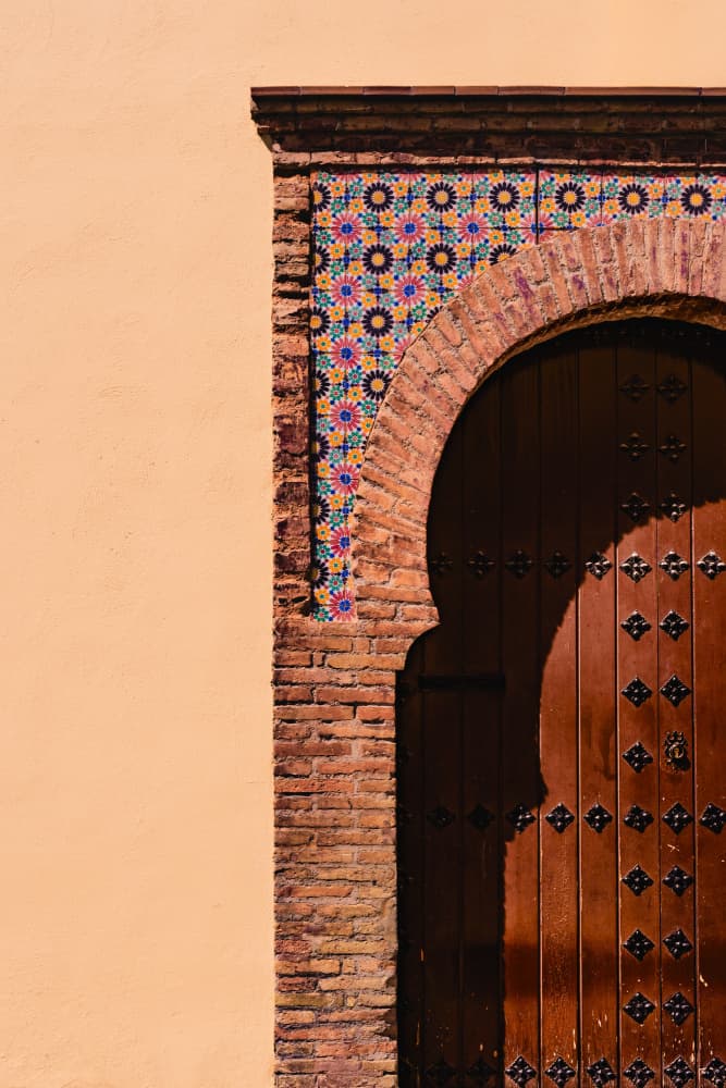 Moroccan Tiled Arch by Aimee Giles — canvas wall art
