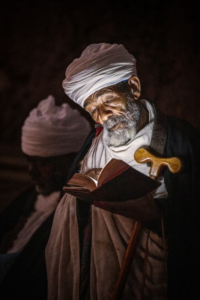 Wise Man Reading by Trevor Cole — canvas wall art