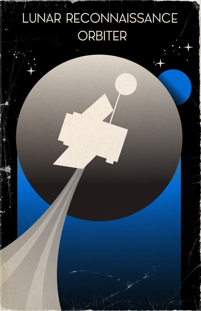 Lunar Orbiter Space Mission by Nicholas — canvas wall art