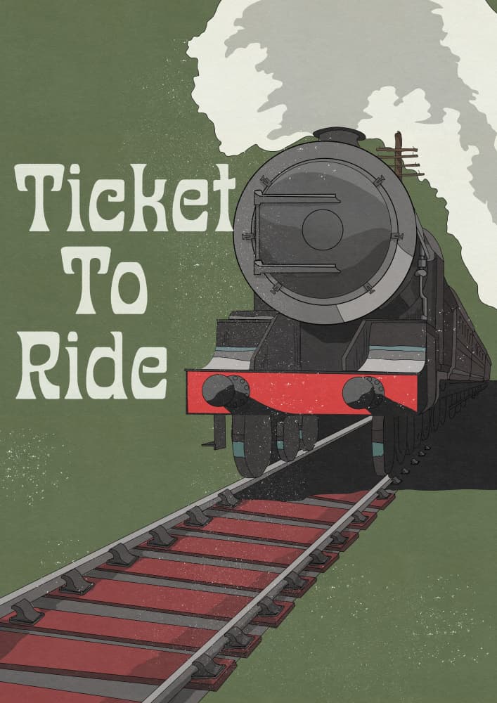 Classic Steam Train by Nicholas — canvas wall art