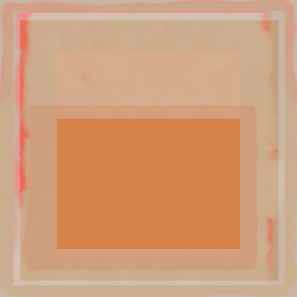 Orange Geometric Abstract by Dina Dankers — canvas wall art