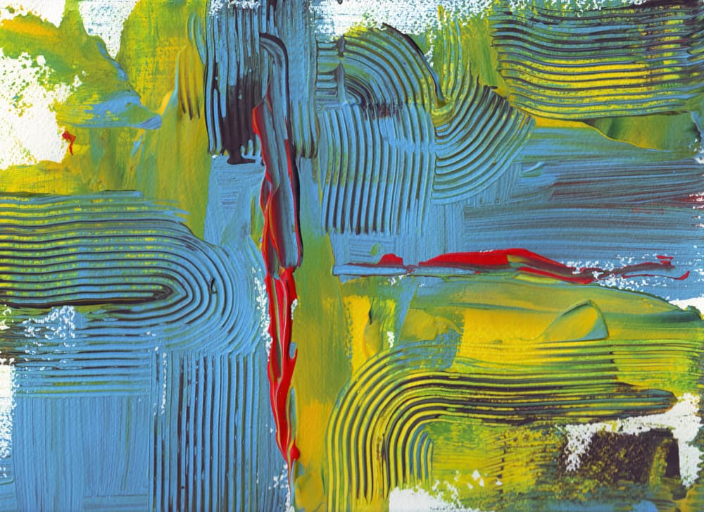 Vibrant Abstract Rhythms by Rafal Kulik — canvas wall art