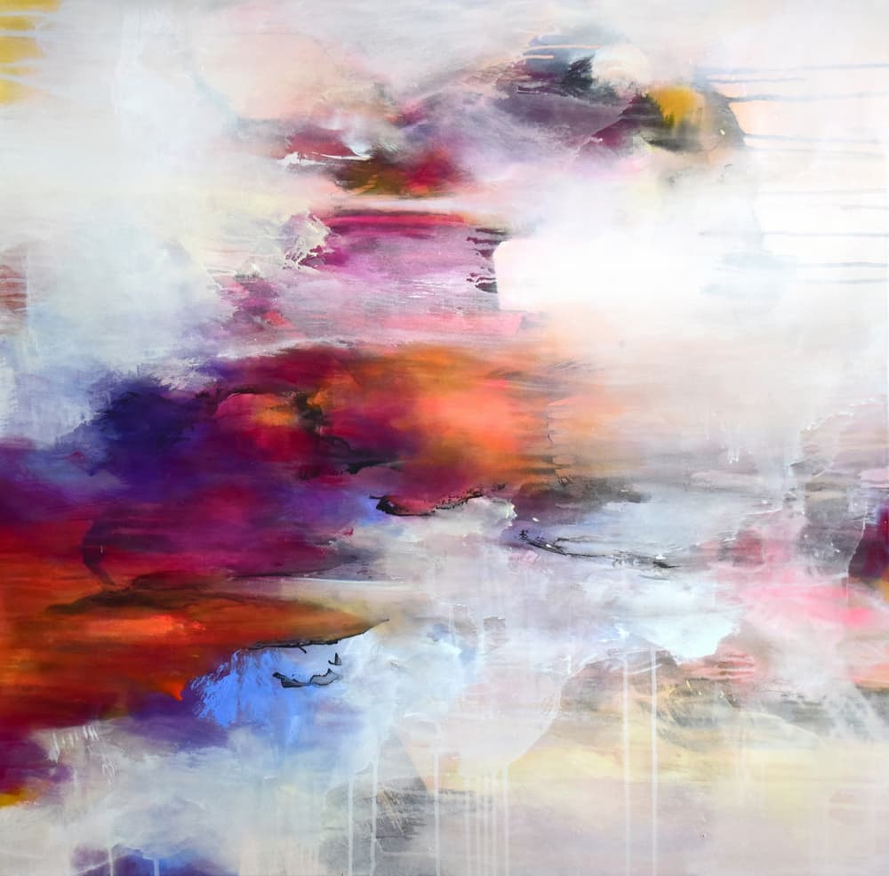 Vibrant Ethereal Motion by Kirsten Handelmann — canvas wall art