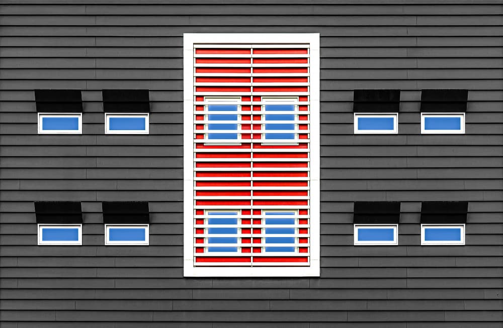 Striking Modern Facade by Roland M Schwerdtfeger — canvas wall art