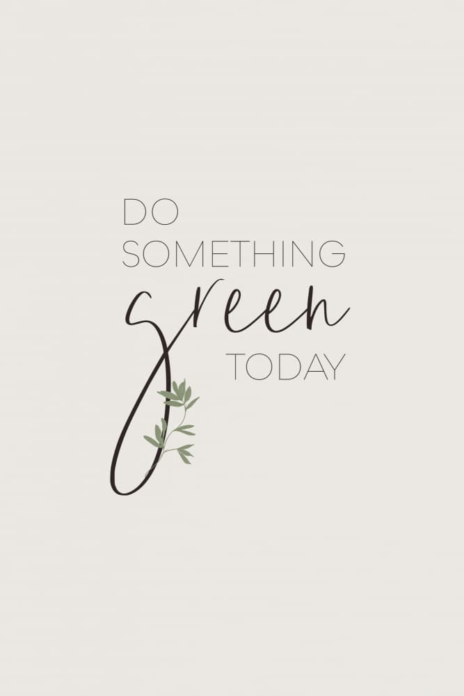 Minimalist Green Quote by Melanie Viola — canvas wall art