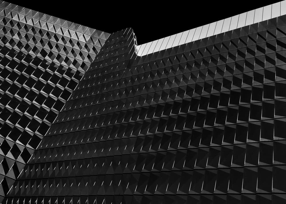 Modern Geometric Facade by Theo Luycx — canvas wall art
