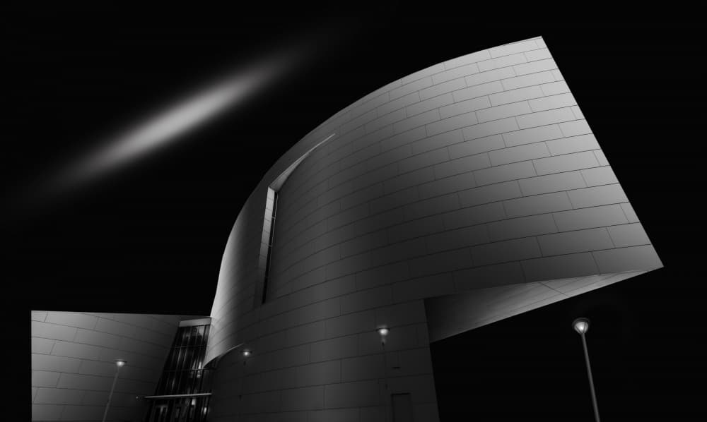 Modern Architectural Curves by Anna Zhang — canvas wall art