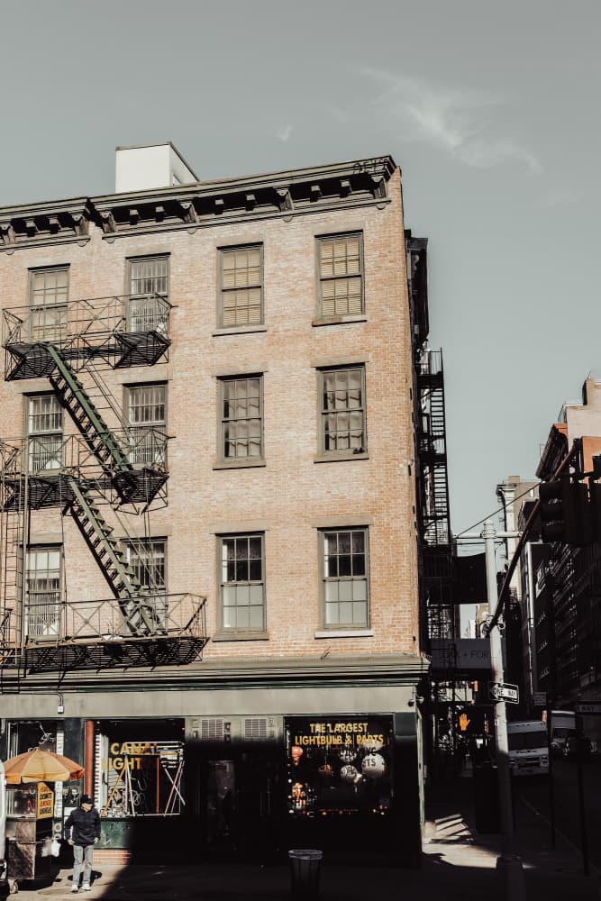 New York City Street scecne by Rikard Martin — canvas wall art