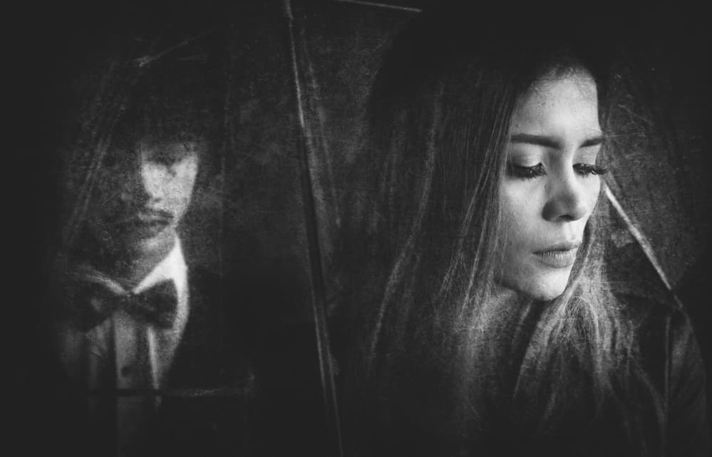 Melancholy Couple by Sebastian Kisworo — canvas wall art