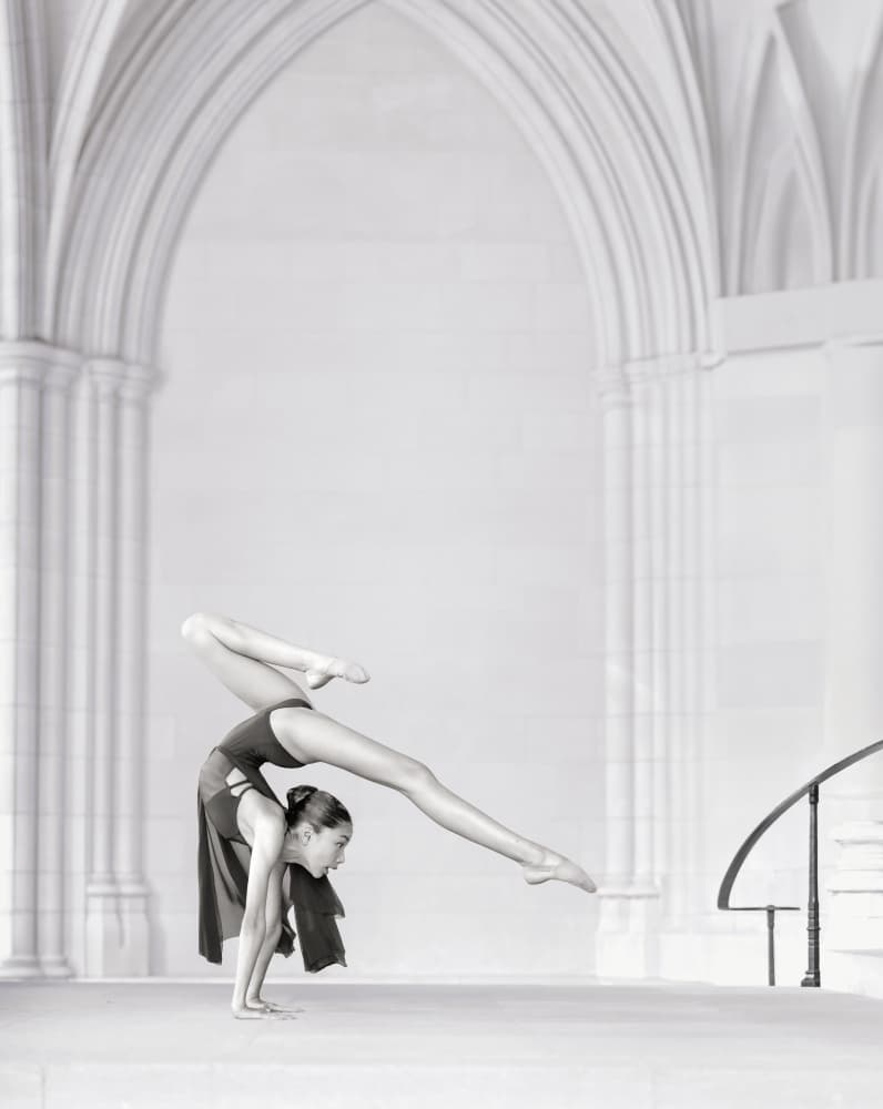 Elegant Dancer Archway by Catherine Wang — canvas wall art