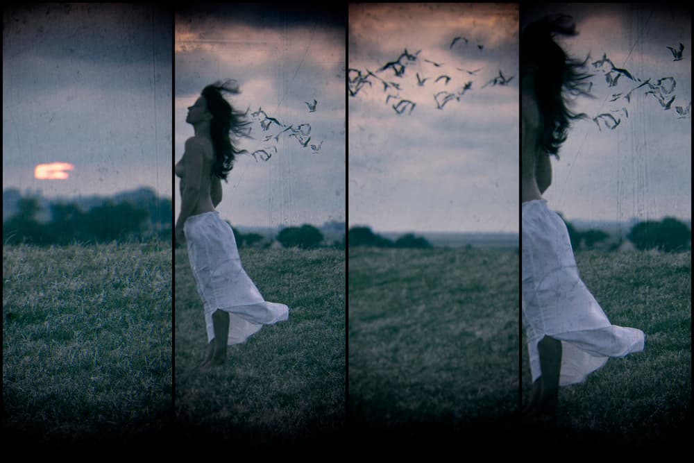 Woman's Flight Of Freedom by Jacob Tuinenga — canvas wall art