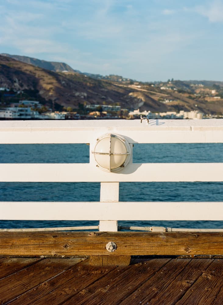 Coastal Pier Light by Bethany Young — canvas wall art