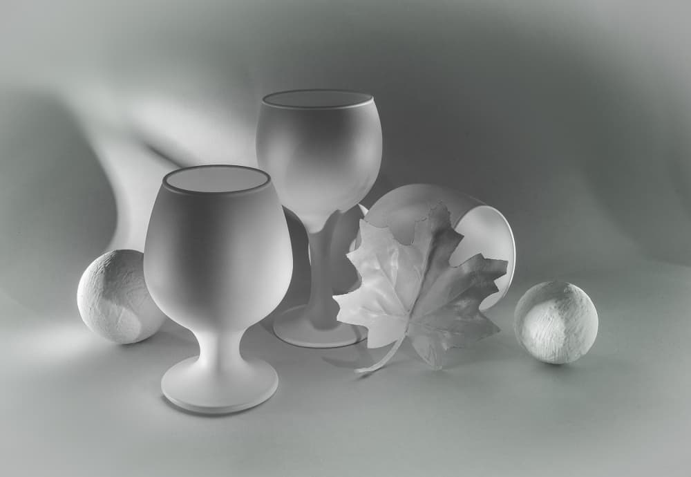 Frosted Glass Elegance by Evgeniy Popov — canvas wall art
