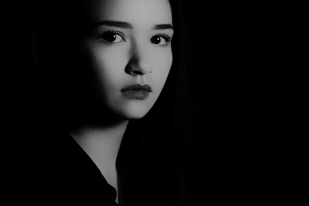 Mysterious Woman Portrait by Jacob Tuinenga — canvas wall art