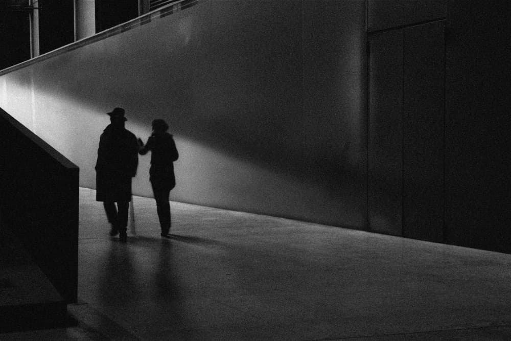 Couple in Shadows by Linda Wride — canvas wall art