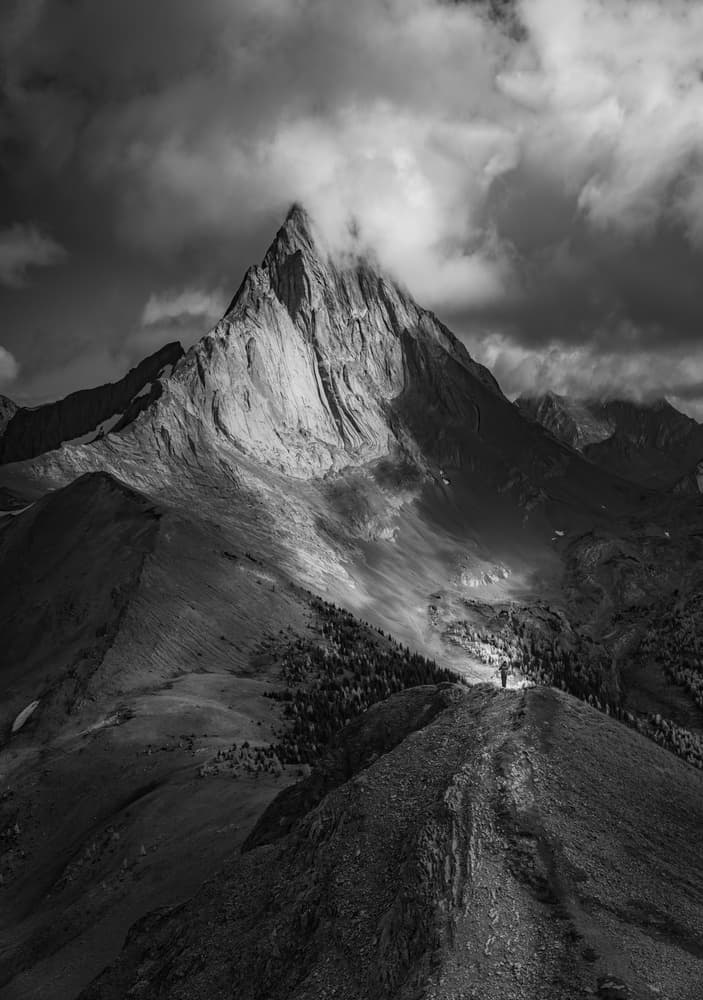 Majestic Mountain Ridge by Yongnan Li (李永男) — canvas wall art
