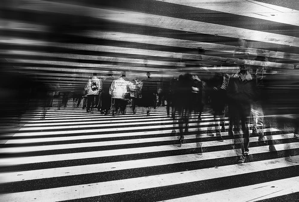 Urban Motion Blur by Carmine Chiriacò — canvas wall art