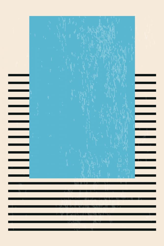 Textured Blue Geometry by jay stanley — canvas wall art