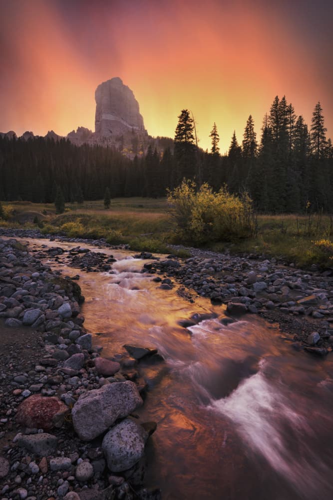 Chimney Rock by Stefan Hefele — canvas wall art