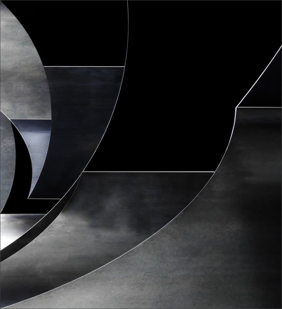 Modern Abstract Curves by Gilbert Claes — canvas wall art