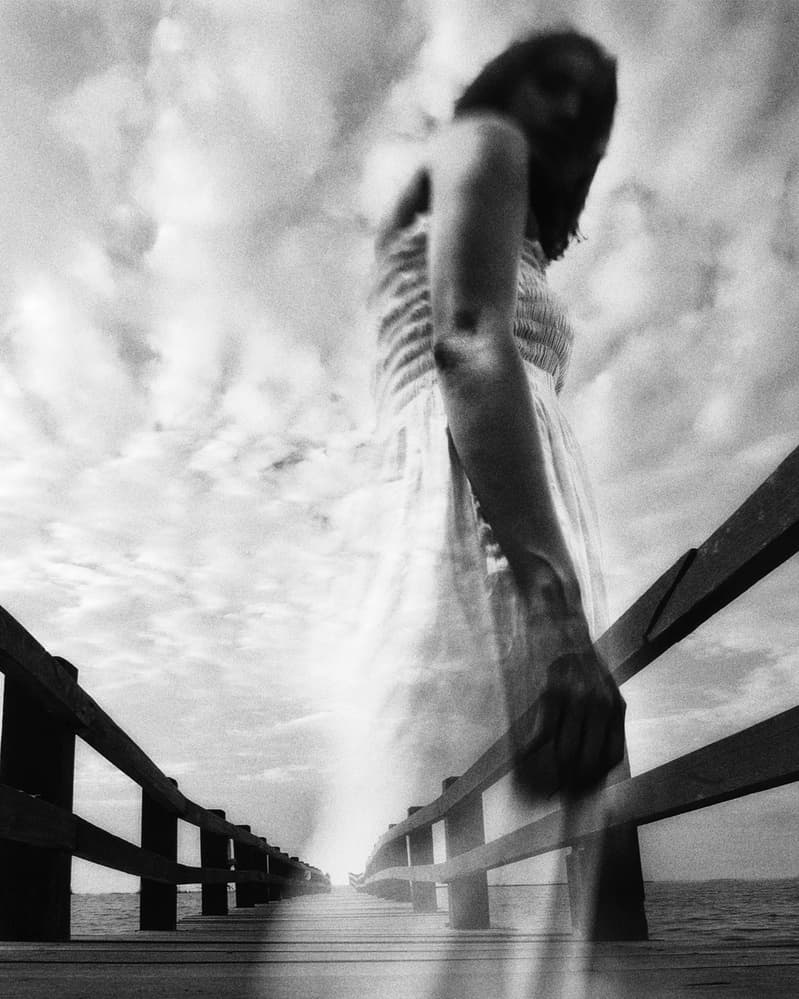 Ethereal Woman on Pier by Hari Sulistiawan — canvas wall art