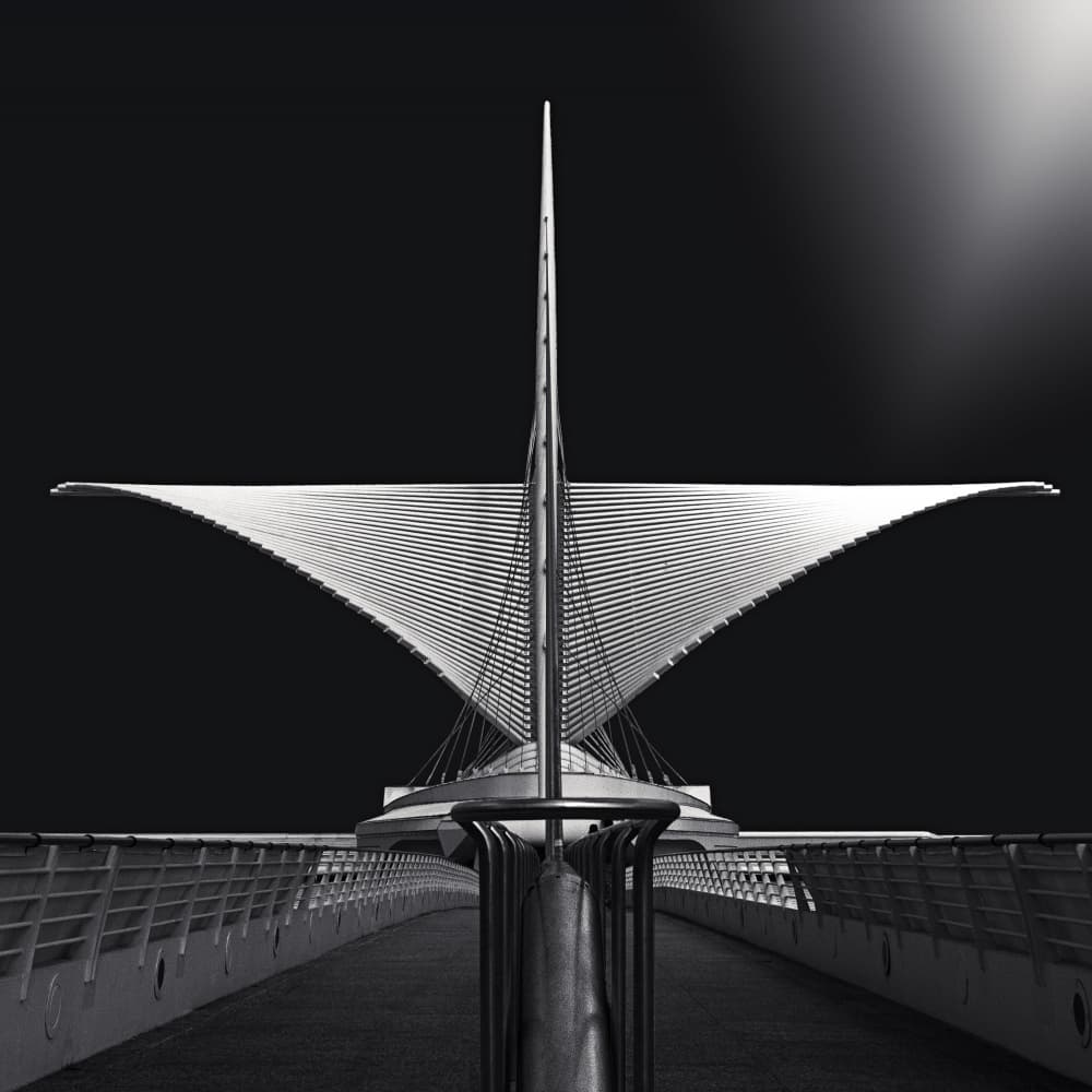 Modern Architectural Wings by Roland Weber — canvas wall art