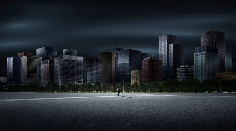 Otemachi Panorama by Shuchuan Liu — canvas wall art