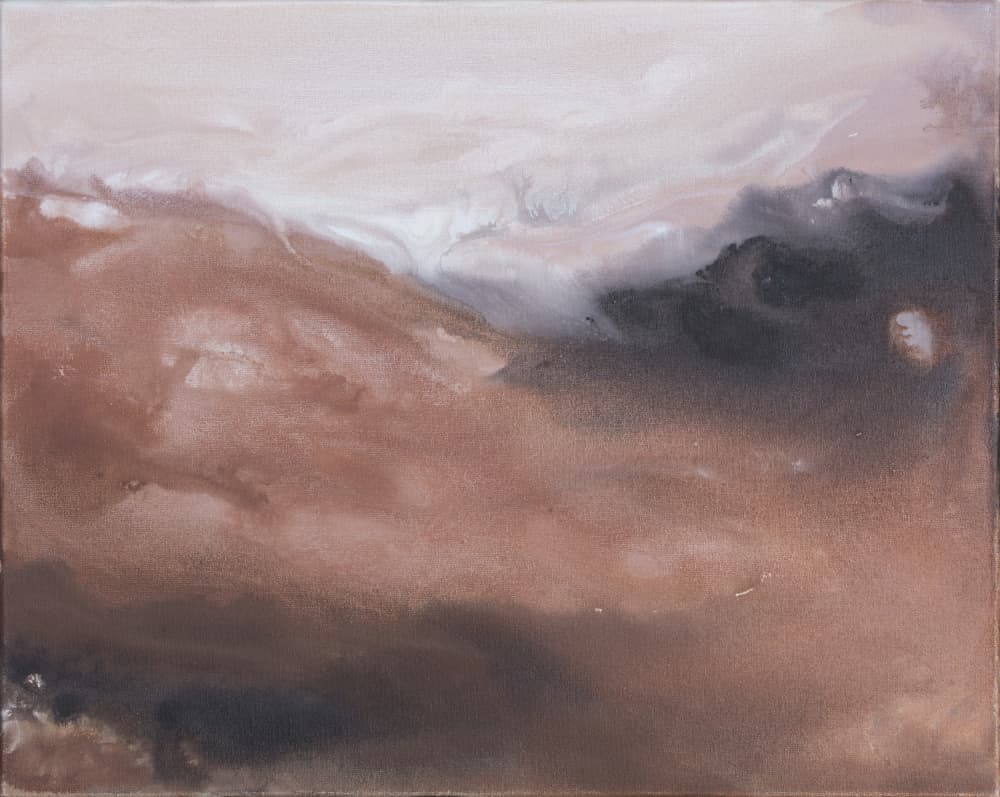 Earthy Abstract Flow by Anastasiya Devochkina — canvas wall art