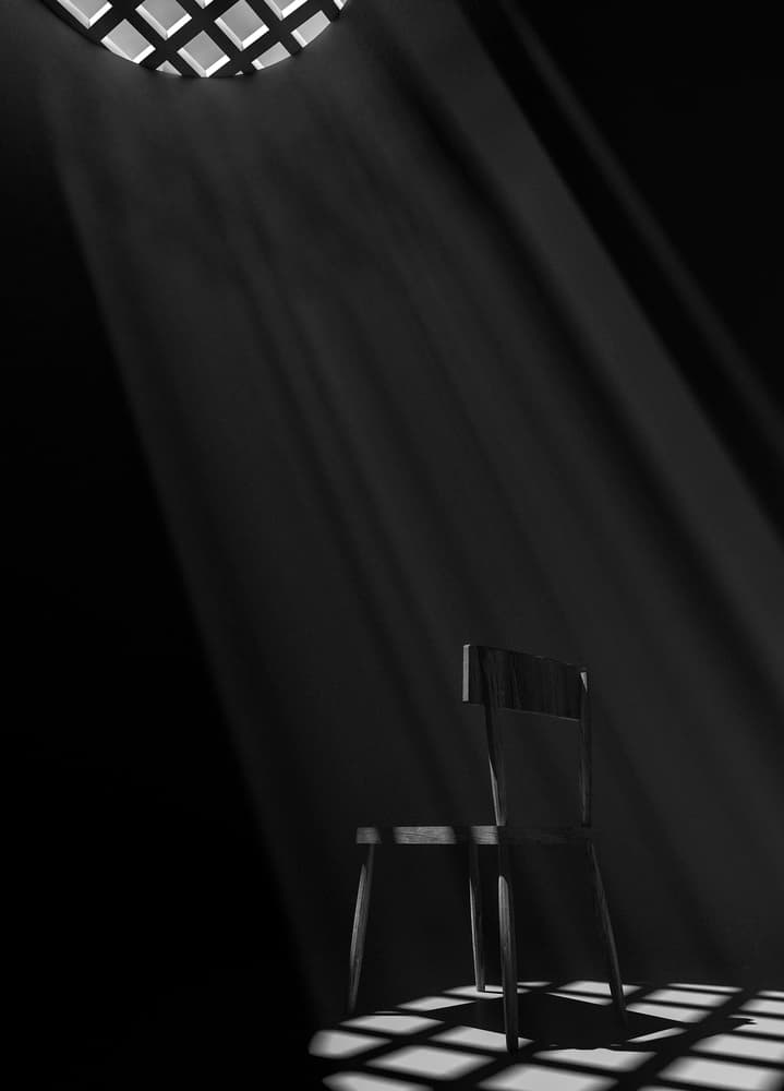 Solitary Chair Dramatic Light by Antonyus Bunjamin (Abe) — canvas wall art