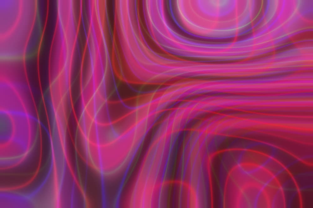 Glowing Magenta Lines by Andrea Haase — canvas wall art