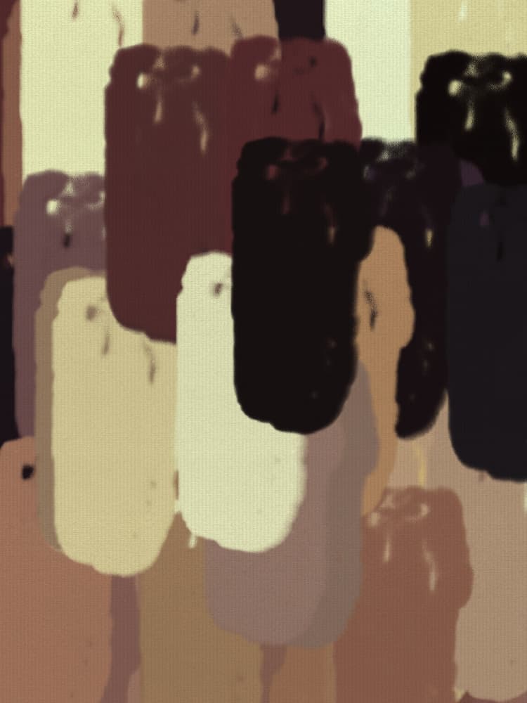 Abstract Color Blocks by Dina Dankers — canvas wall art