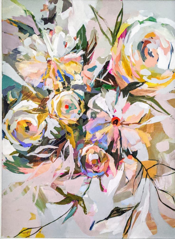 Bedroom Flowers by Jenny Westenhofer — canvas wall art