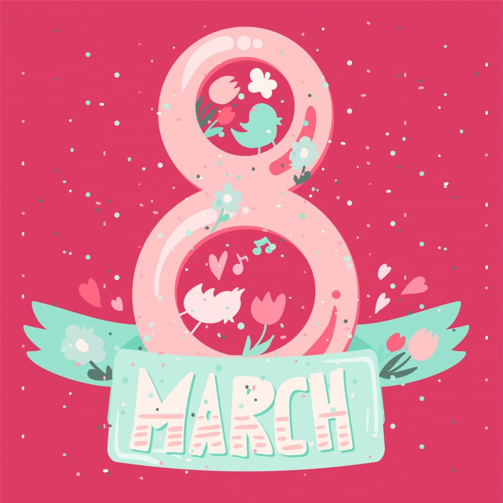 Sweet March Eight Blooms by Marika Barsrsind β canvas wall art